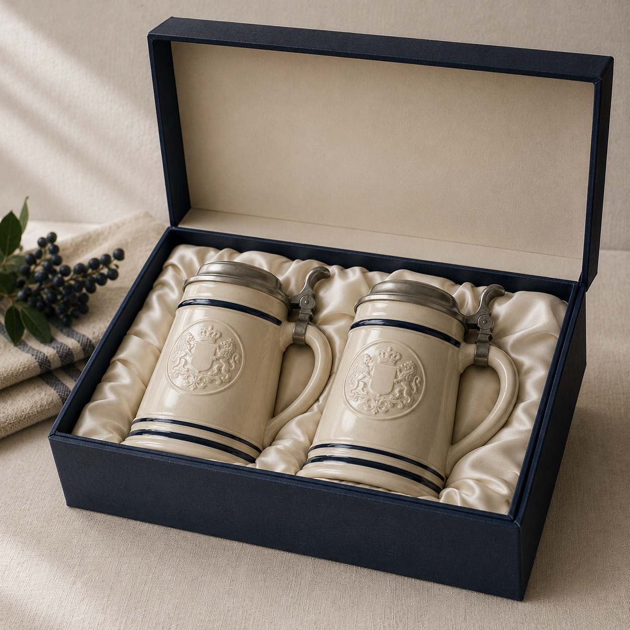 Gift Set Steins with logo