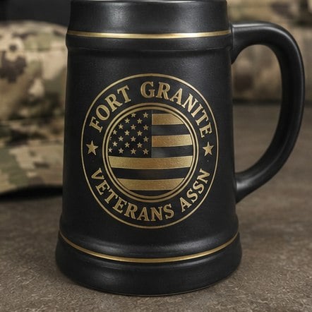 Custom beer steins for military and veteran units