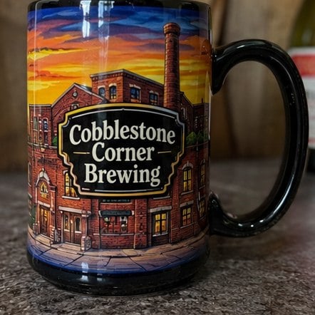 Custom full-color printed beer steins