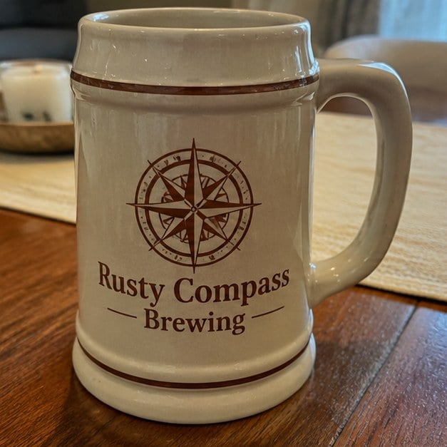 Personalized beer steins — customer photo